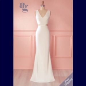 Boutique 1861 Ivory White Cutout Maxi Dress